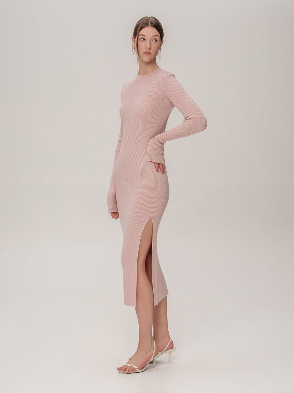 Open-Back Dress Pink