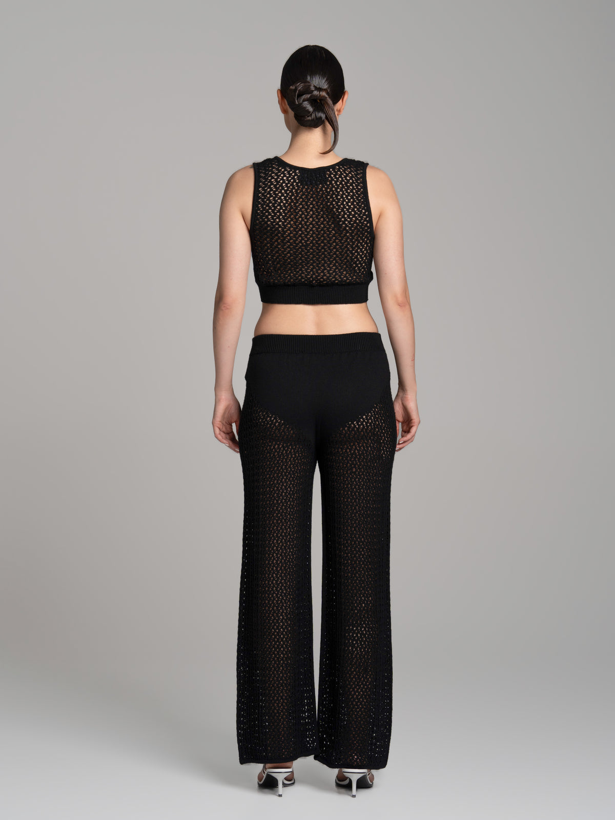 Lace Trousers Black