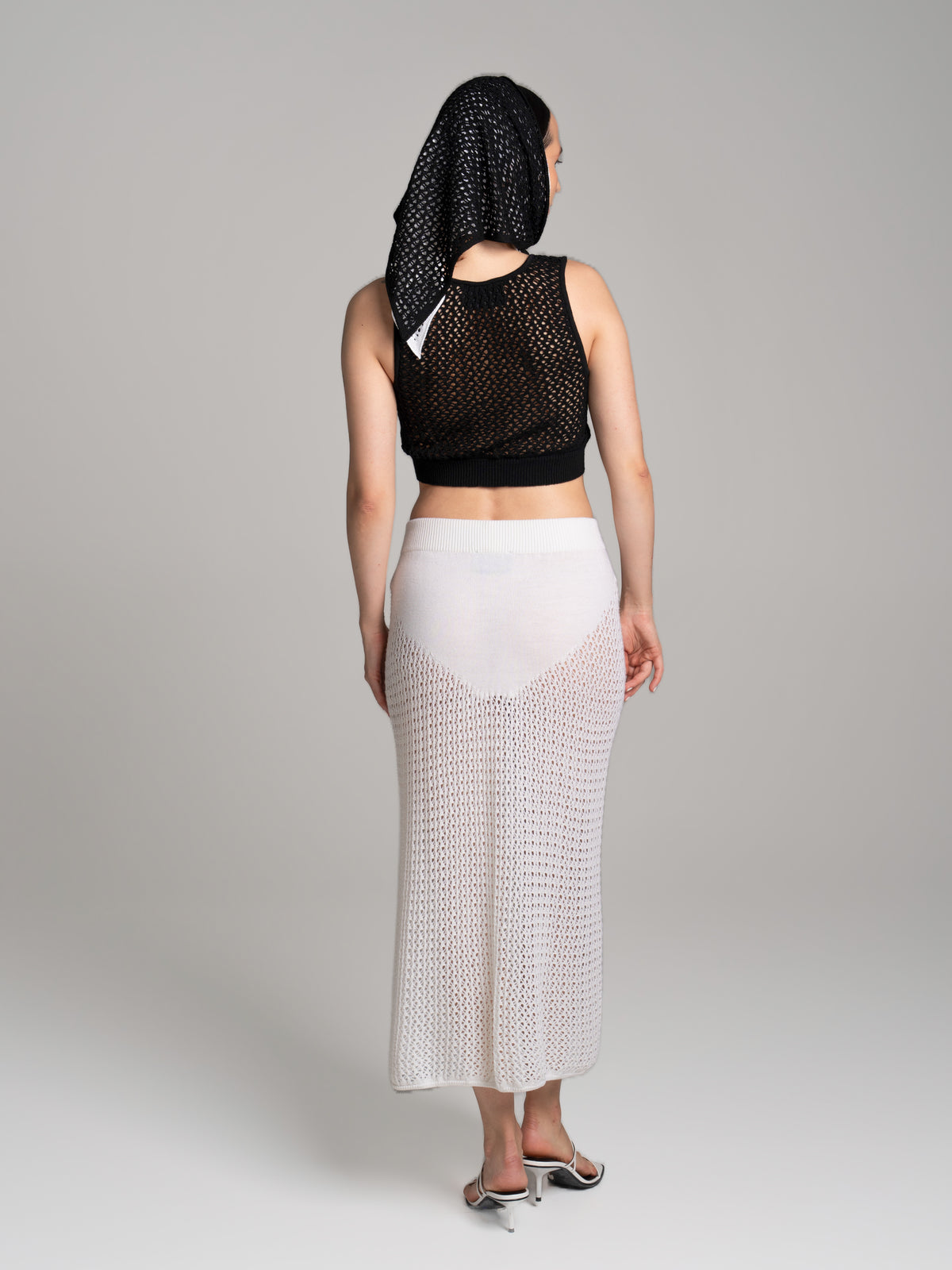 Lace Headscarf Black