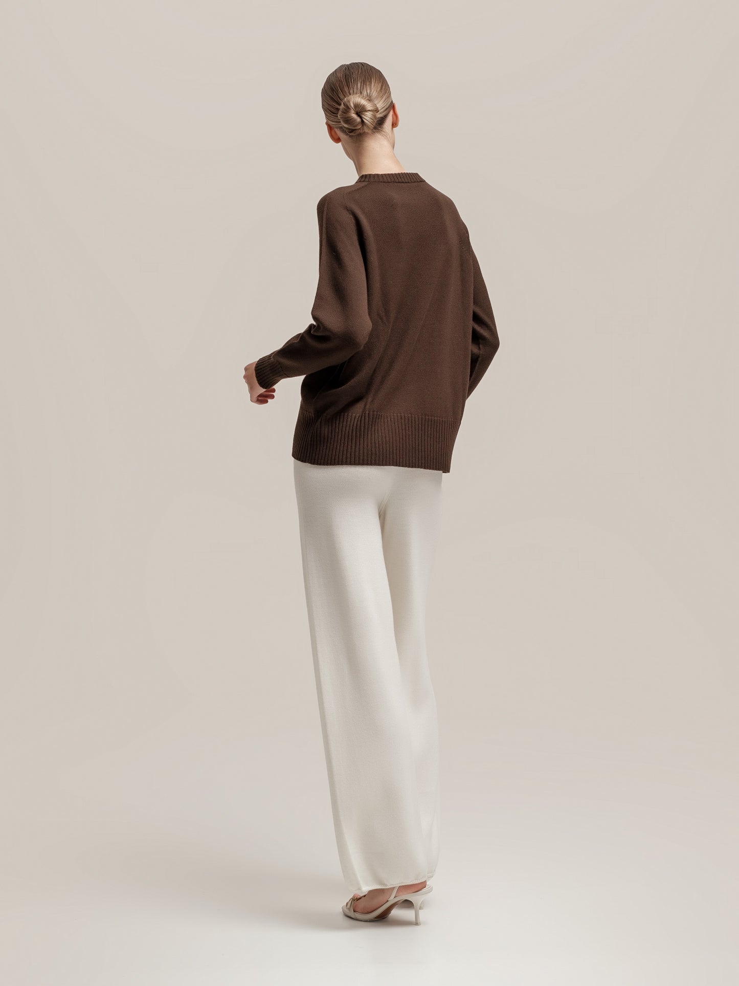 Merino Jumper Chocolate