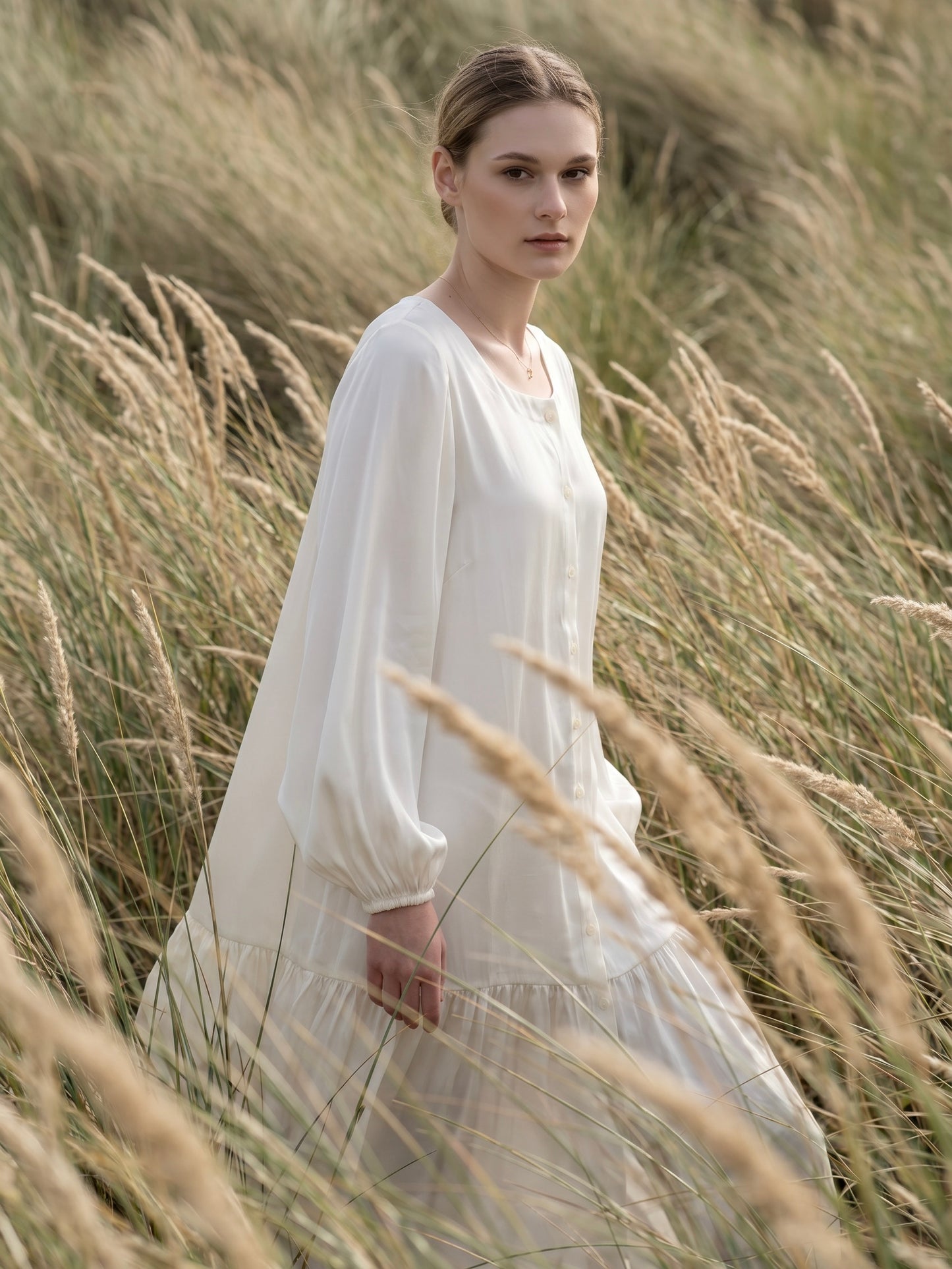 Linen Dress White