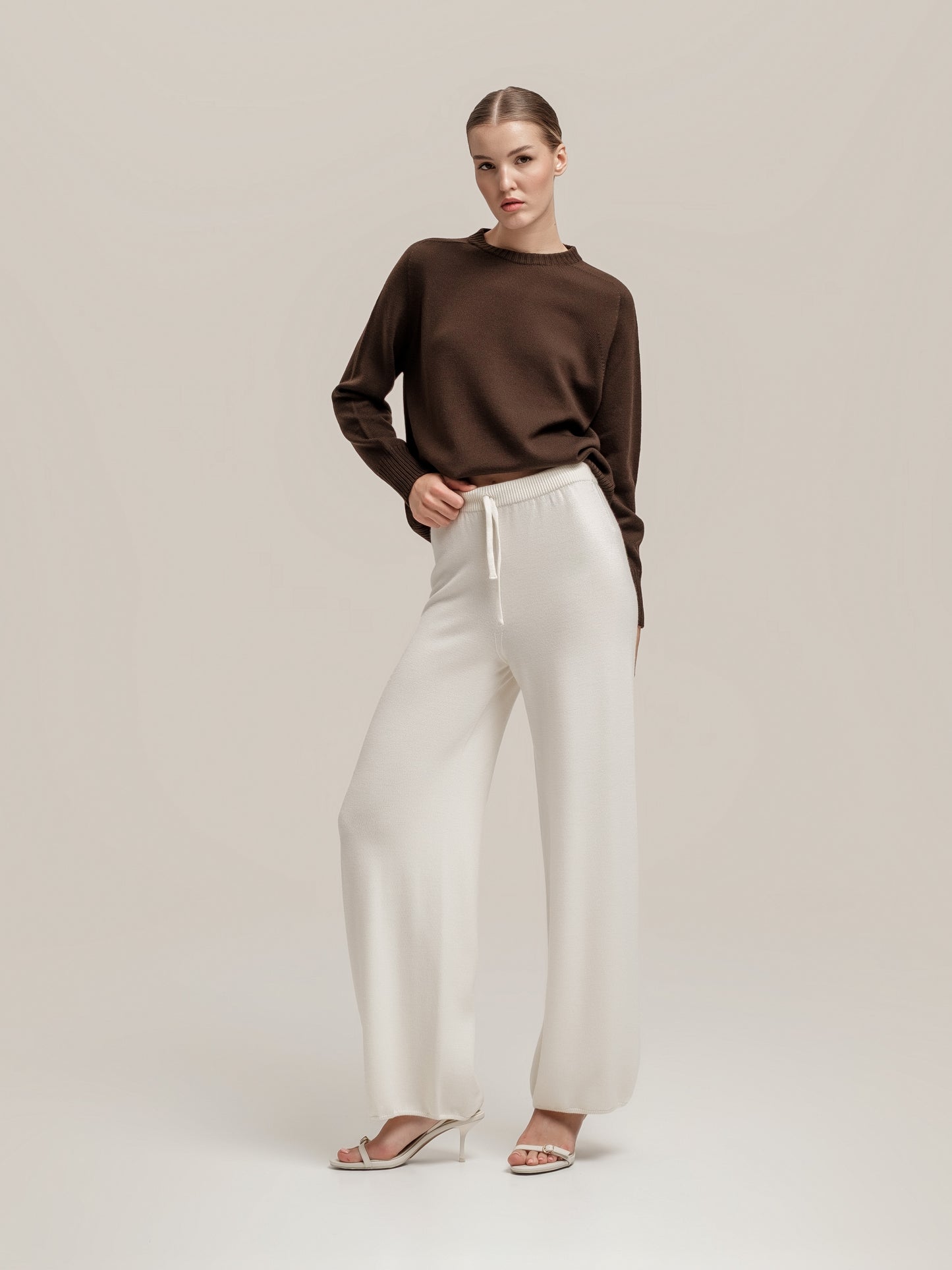 Merino Jumper Chocolate