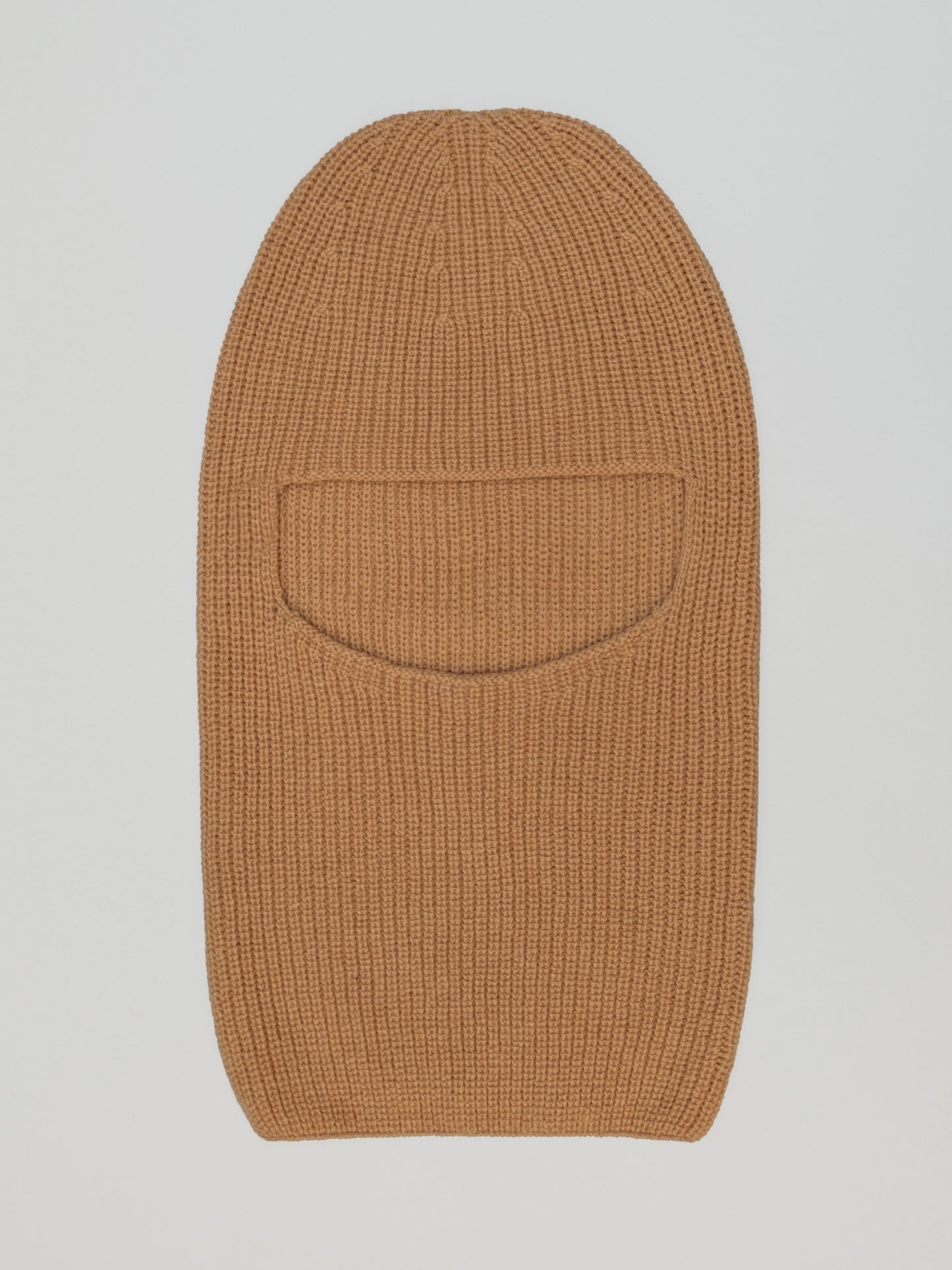 Honey Cashmere & Wool Balaklava – Stylish Winter Face Hat