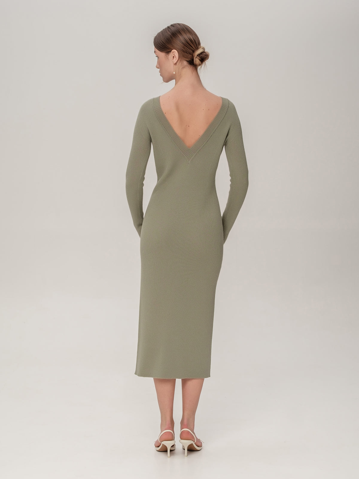 Open-Back Dress Pistachio