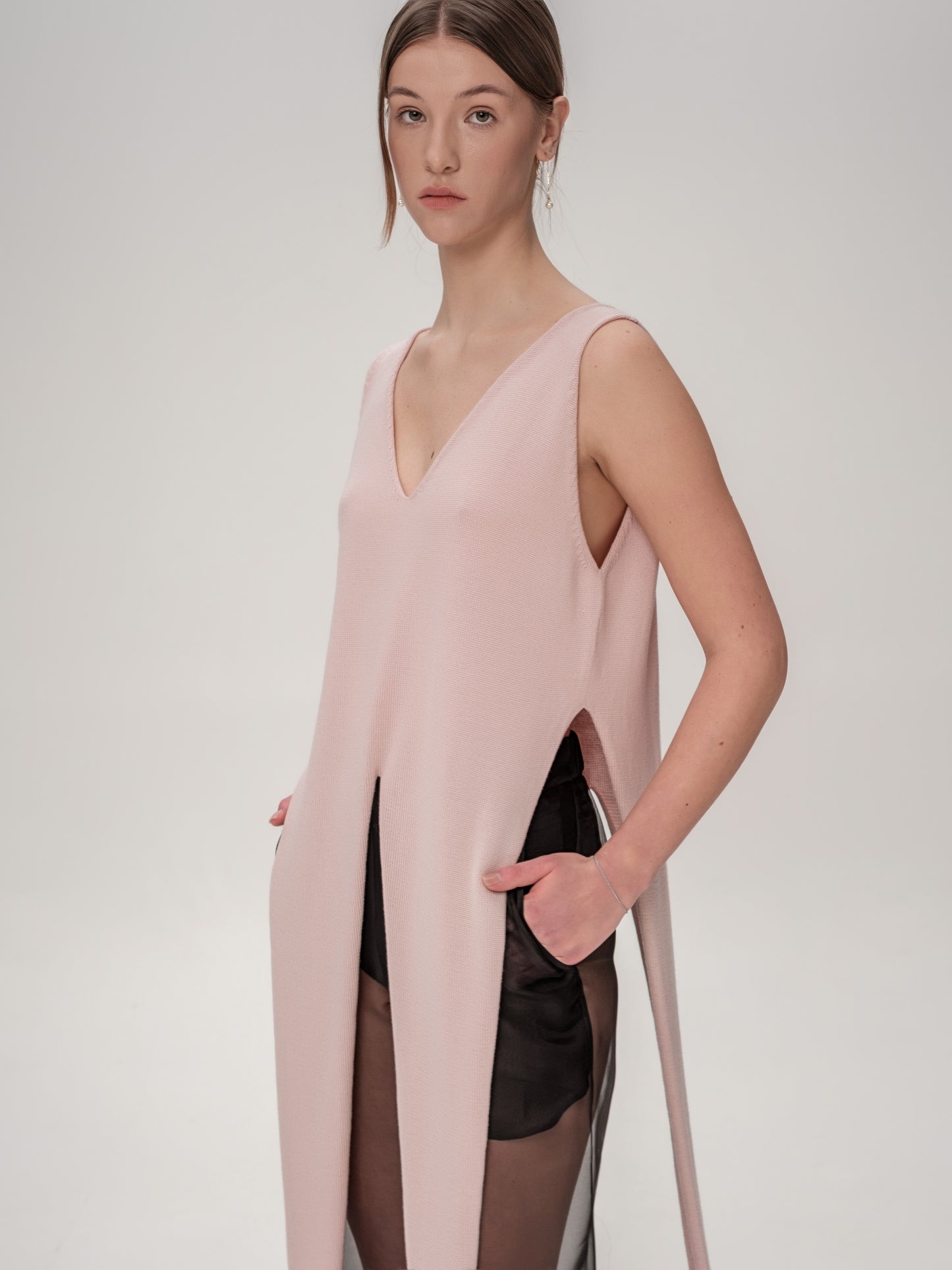 Twins Vest Marshmallow – 100% Wool, Seamless 3D Knit