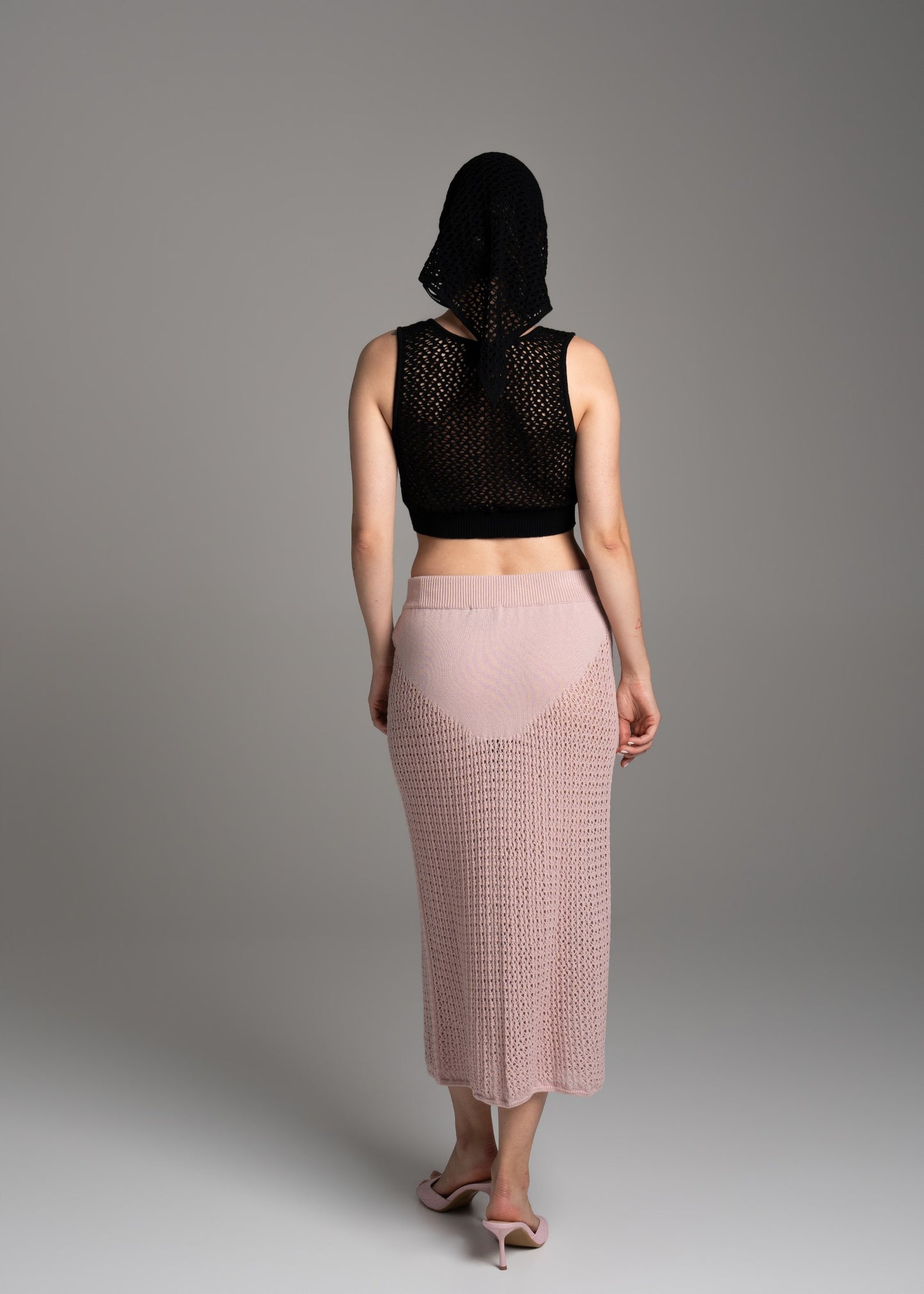 Pink Lace Skirt