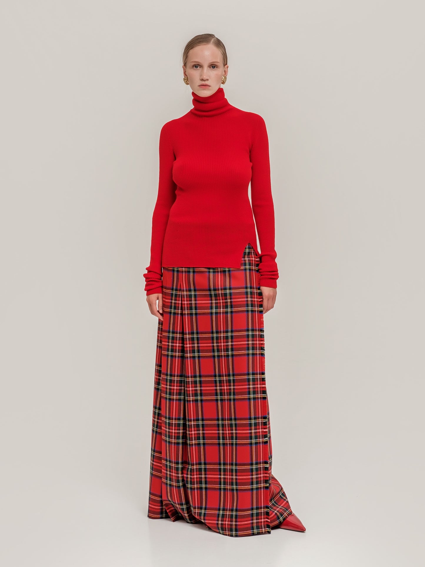 Lea Turtleneck Red