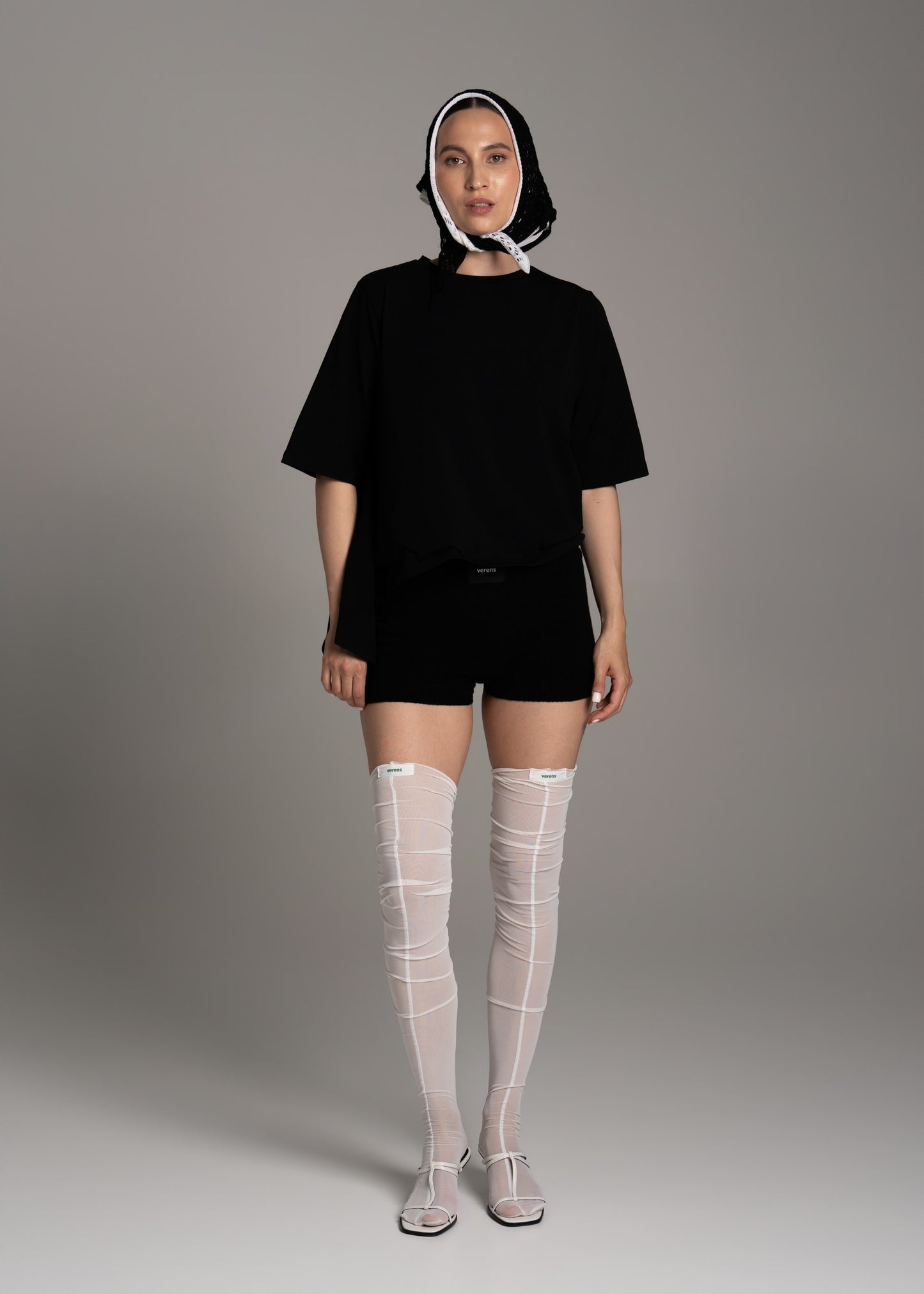 Black Asymmetric T-Shirt – 100% Cotton, Handmade in the EU