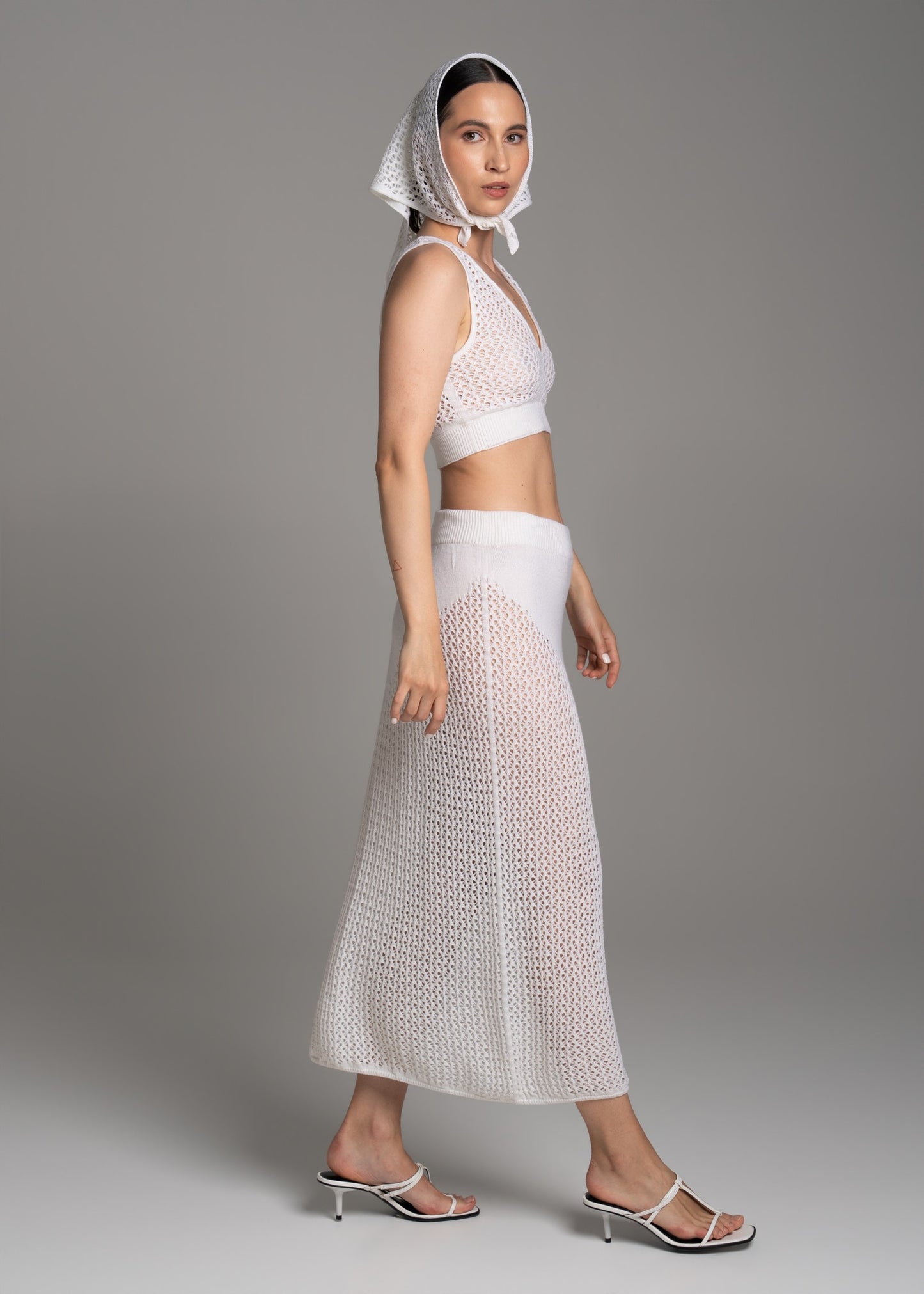 White Lace Skirt