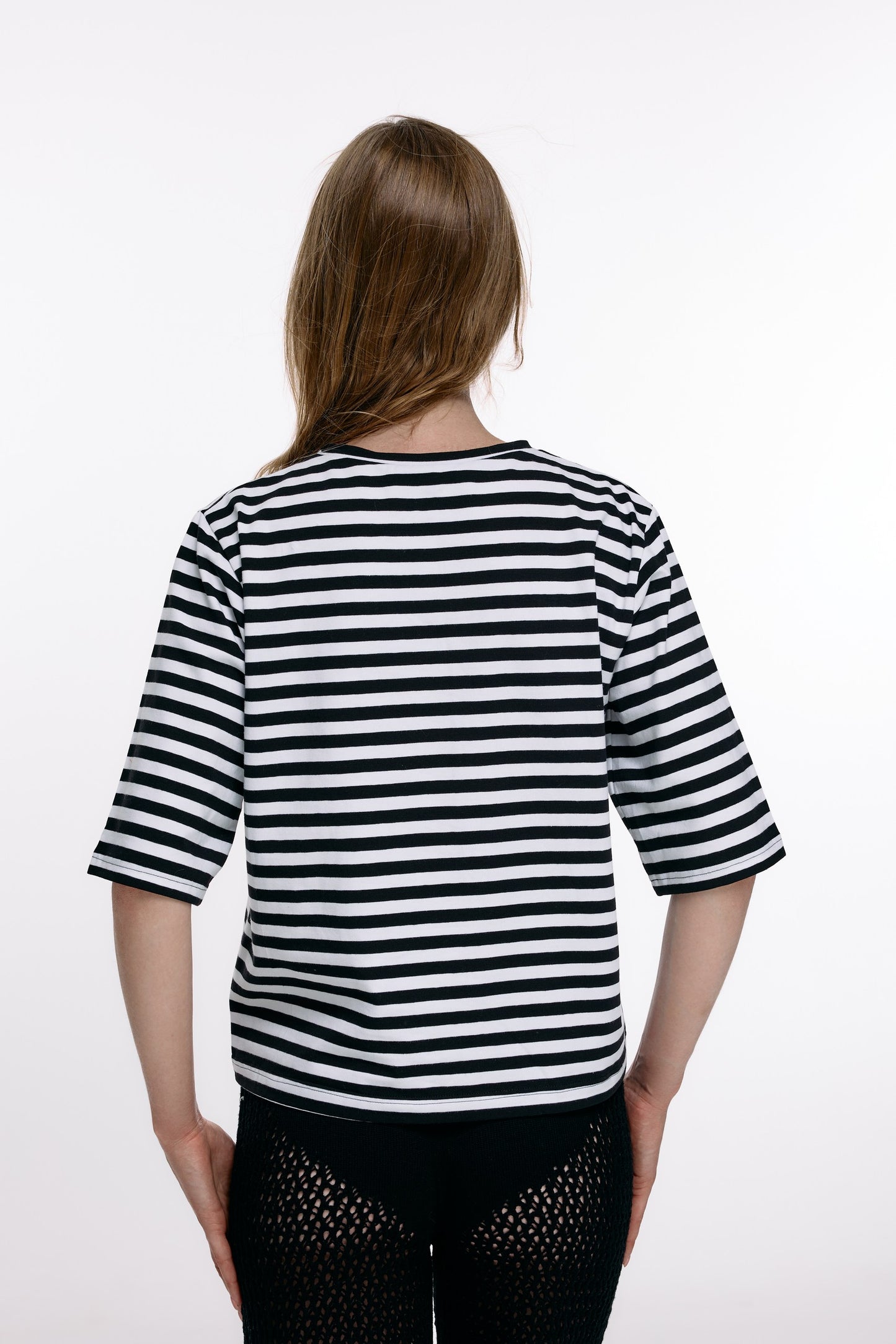 Striped T-Shirt – 95% Viscose, 5% Elastane, Handmade in the EU
