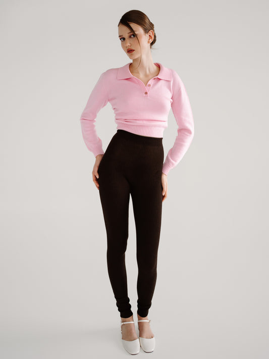 Merino Leggings Chocolate