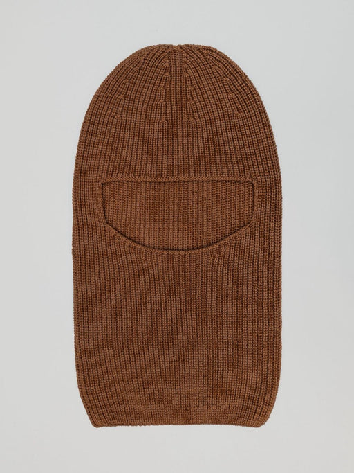 Mustard Cashmere & Wool Balaklava – Stylish Winter Face Hat