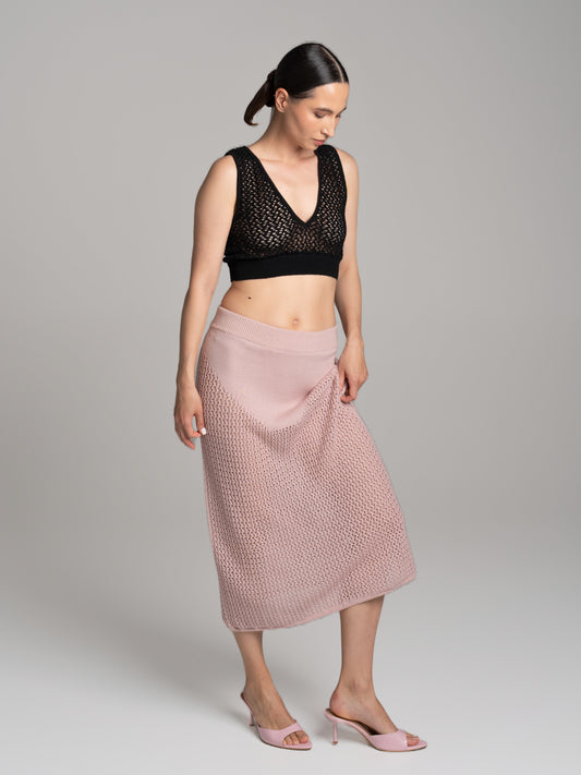 Lace Skirt Pink