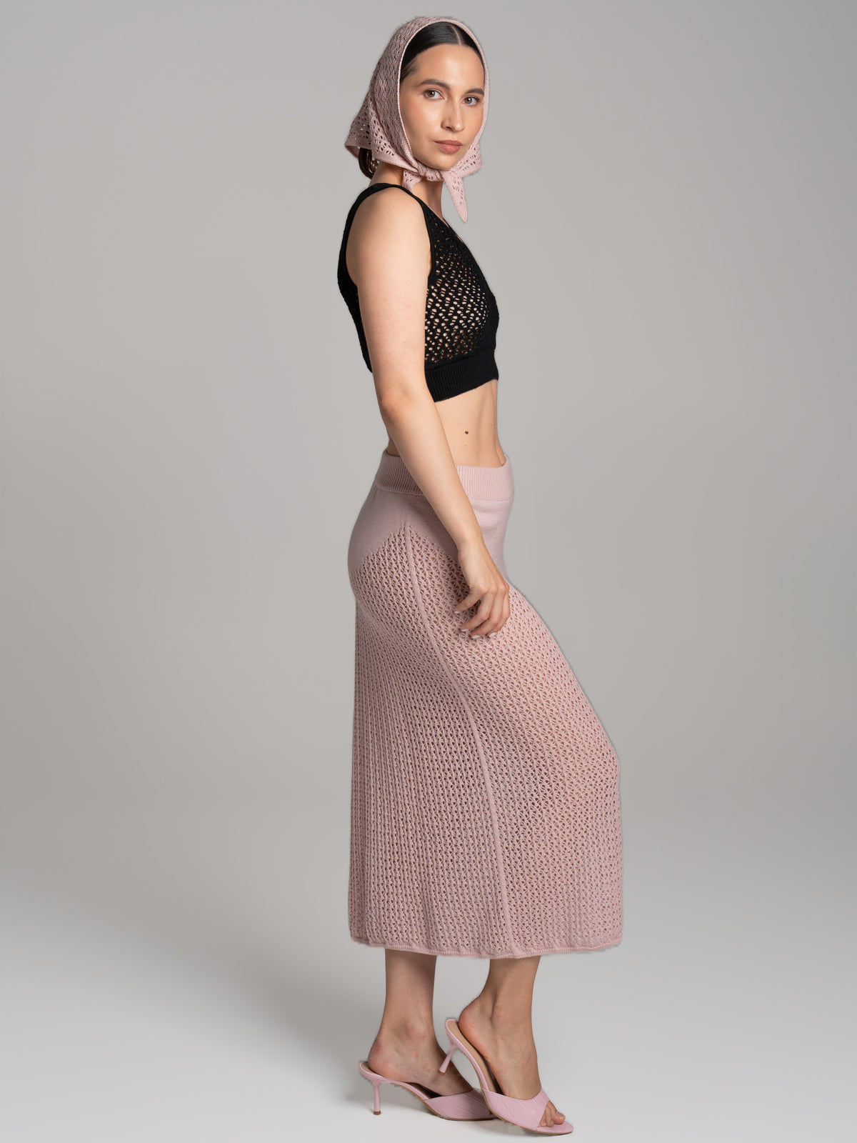 Lace Skirt Pink