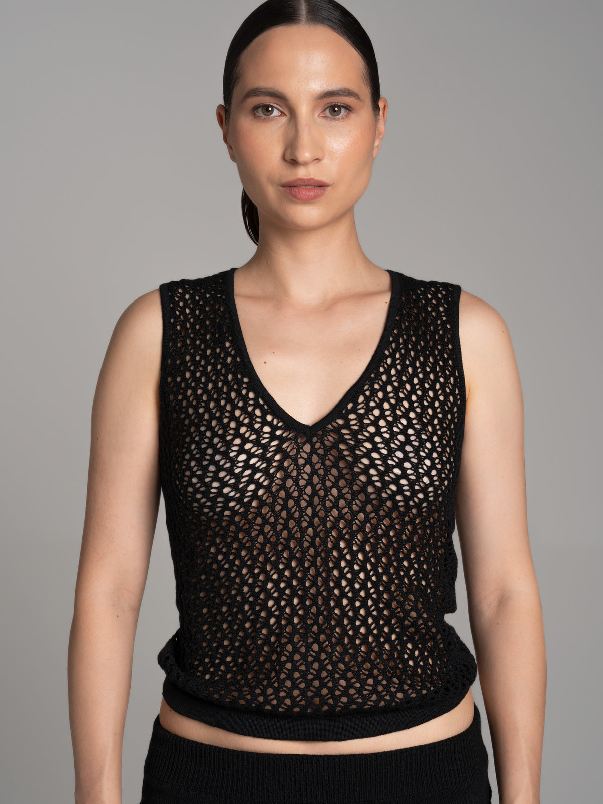 Lace Top Black
