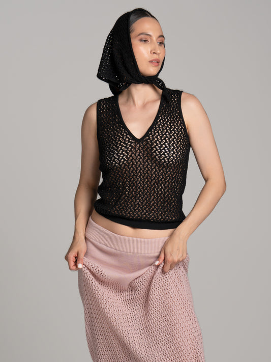 Lace Top Black