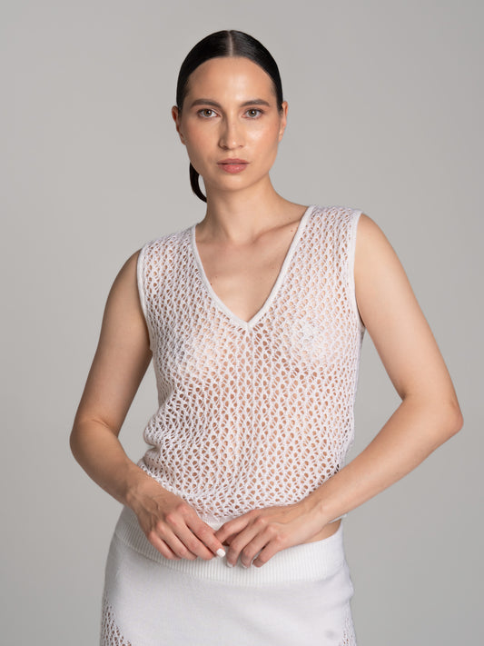 Lace Top White