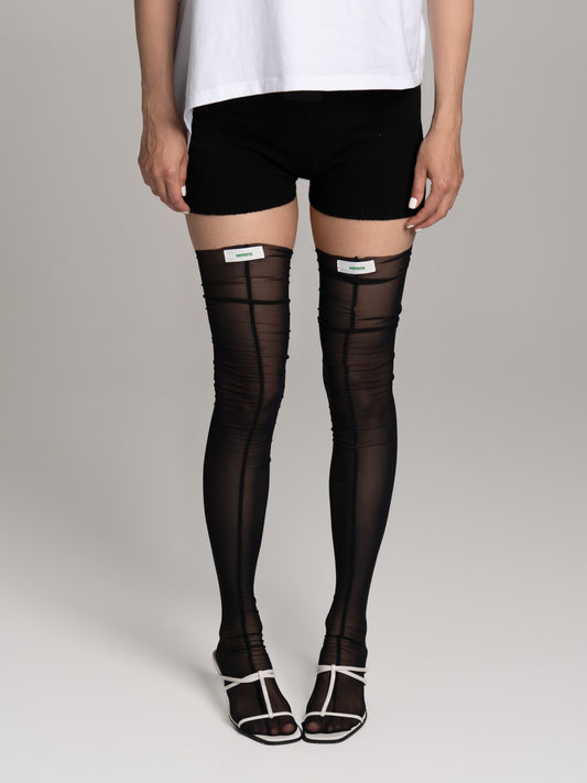 Long socks Black