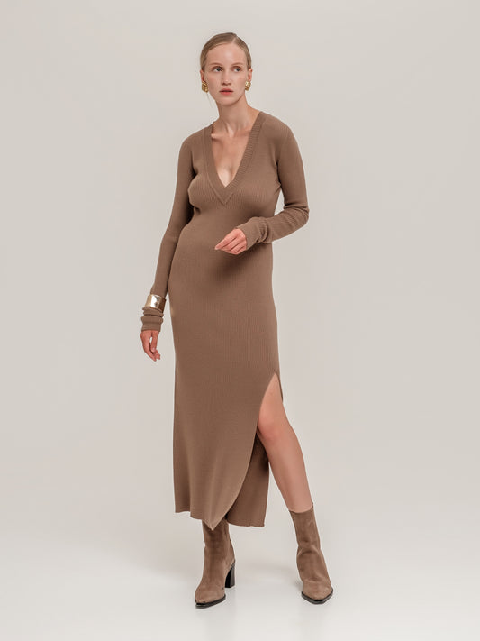 Aria Dress Truffle