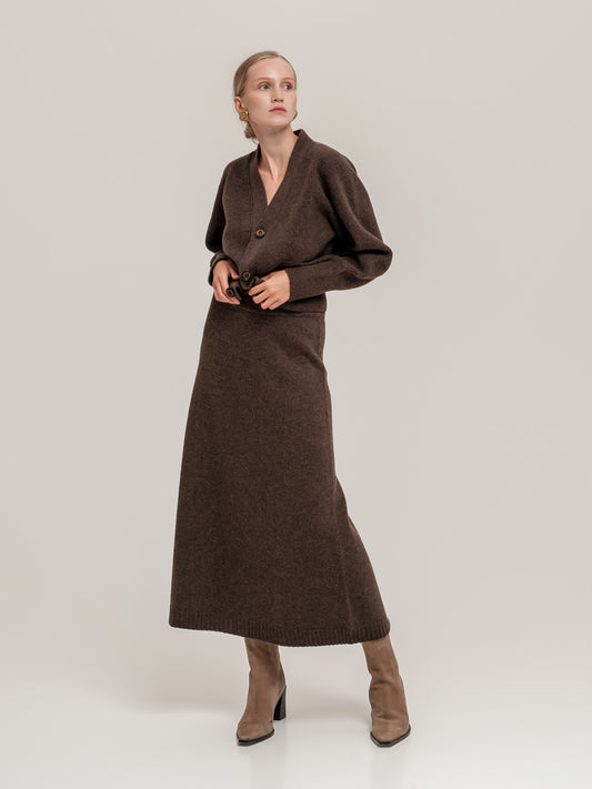 Cocoa Knit Skirt