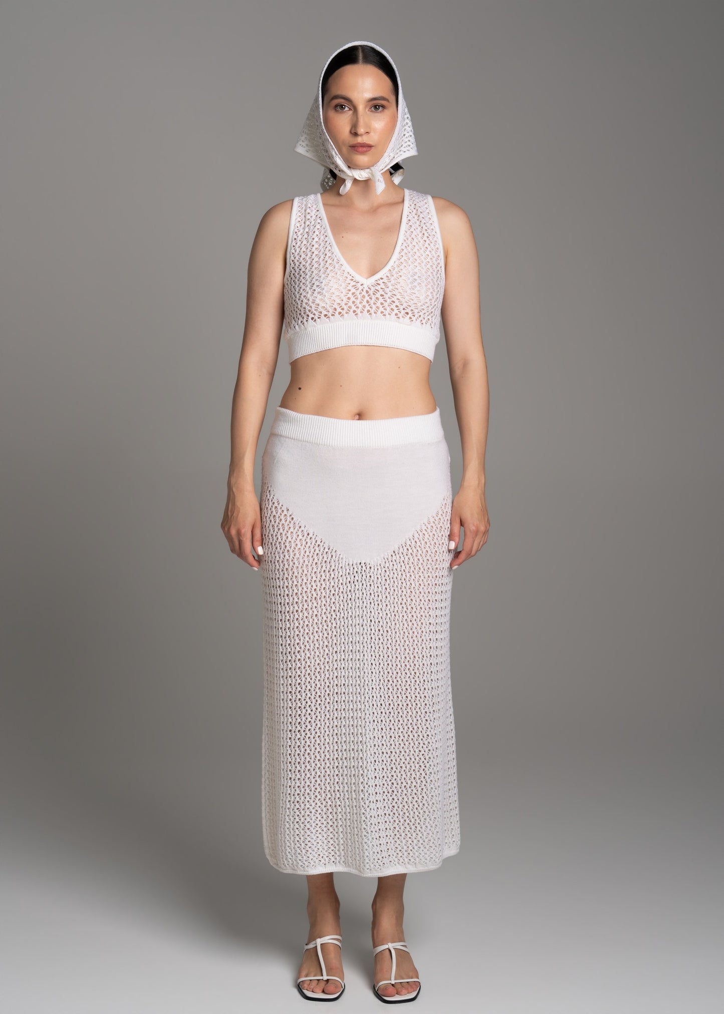 White Lace Skirt