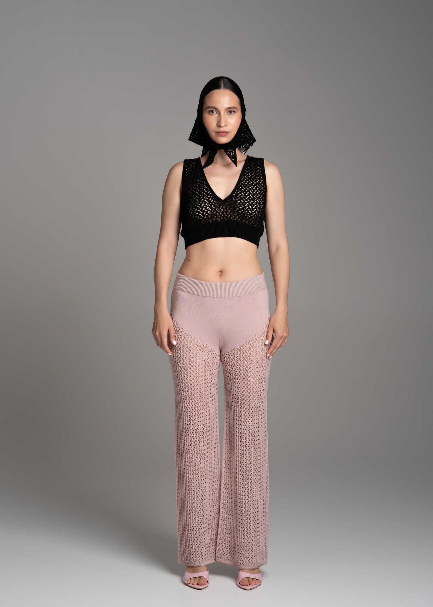 Pink Lace Trousers
