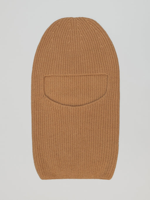 Honey Cashmere & Wool Balaklava – Stylish Winter Face Hat
