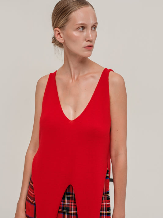 Twins Red vest
