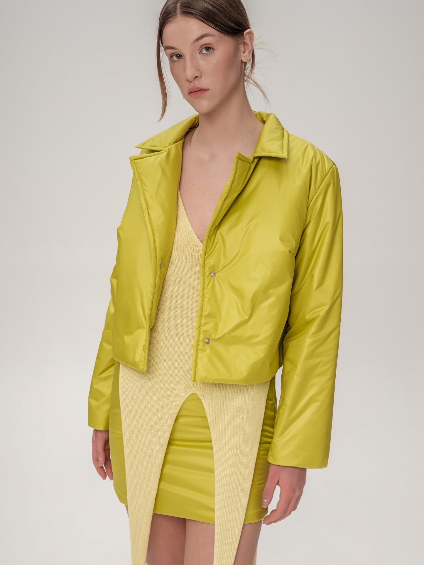 Jacket – Versatile Layering Piece with Italian Fabric