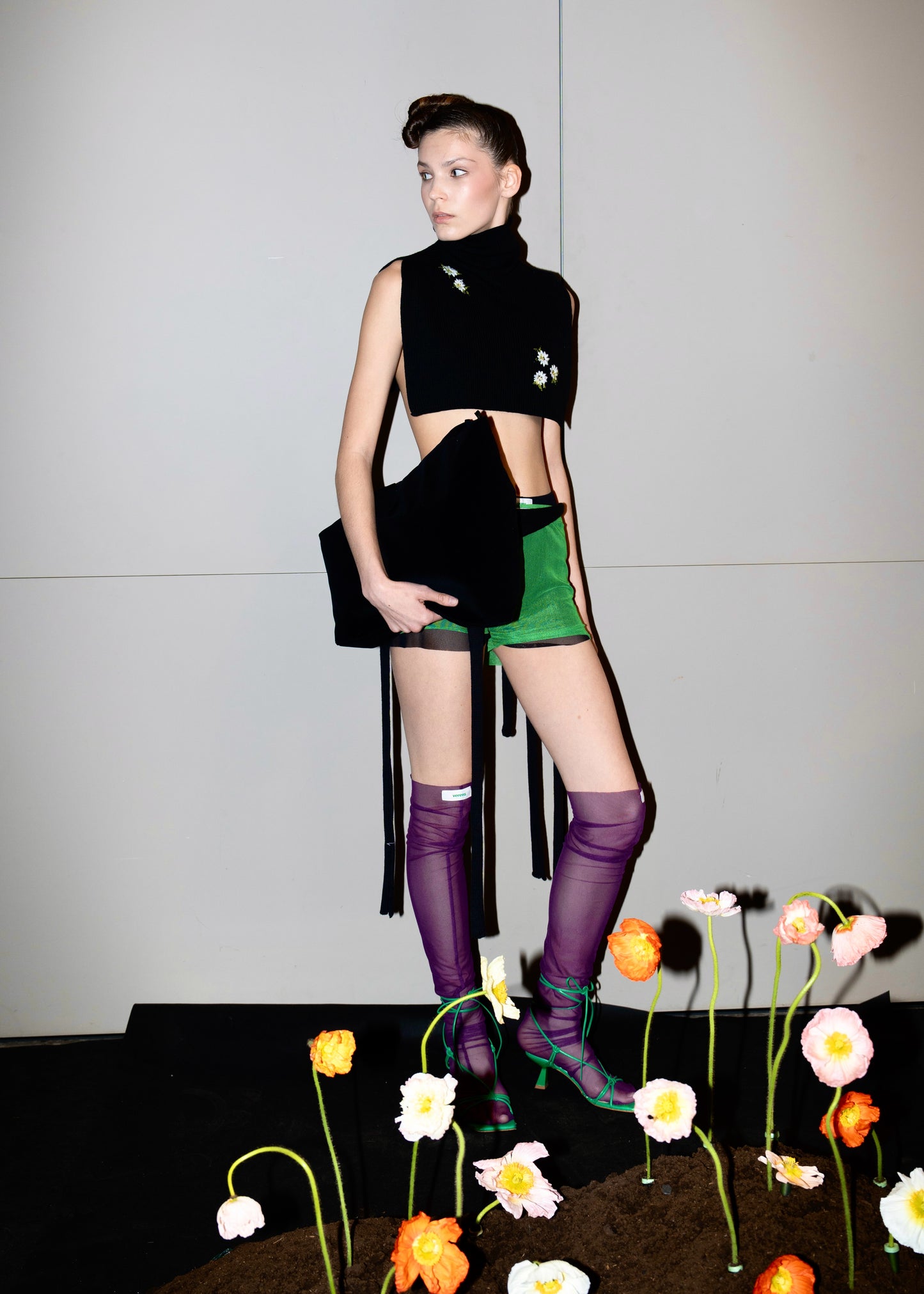 Long socks Purple