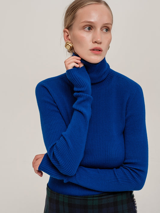Lea Turtleneck Blue