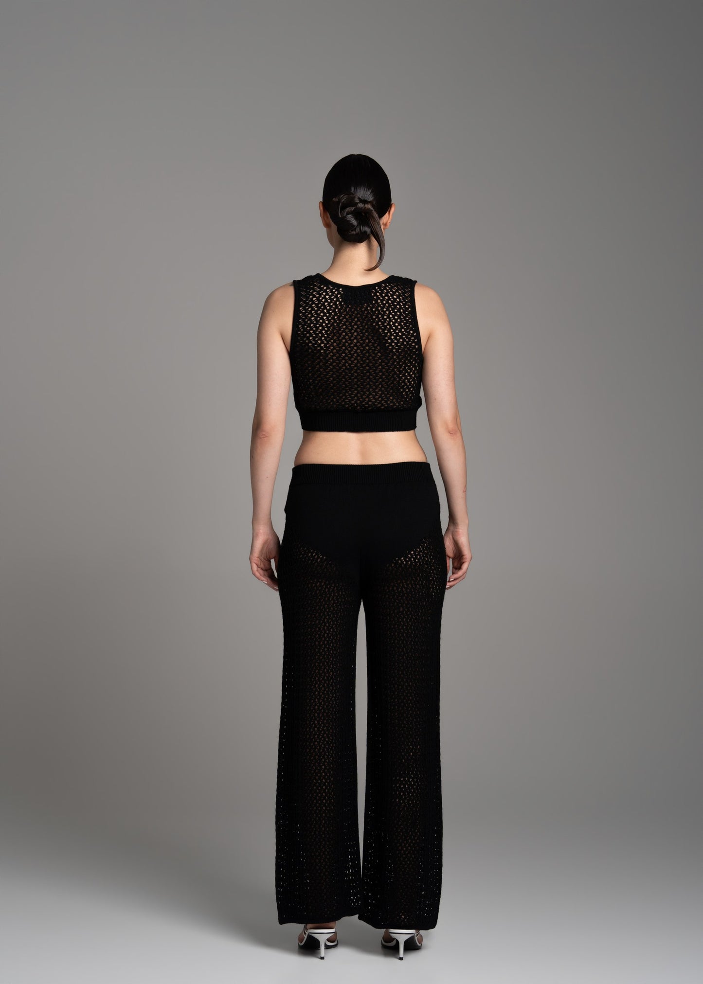 Black Lace Short Top