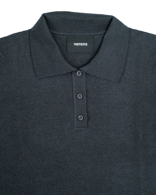 Anthracite Men’s Merino Polo