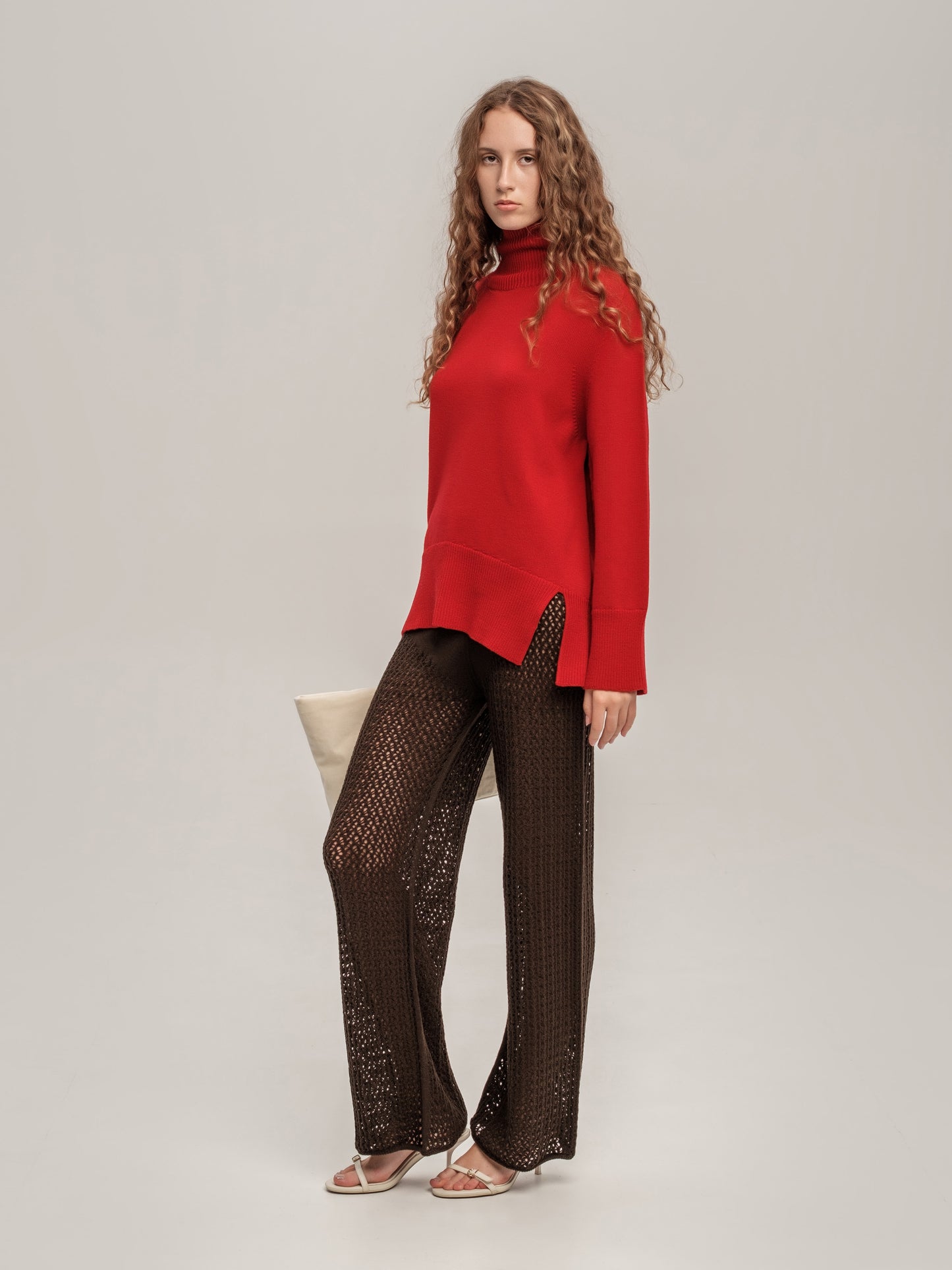 Lace Trousers Chocolate