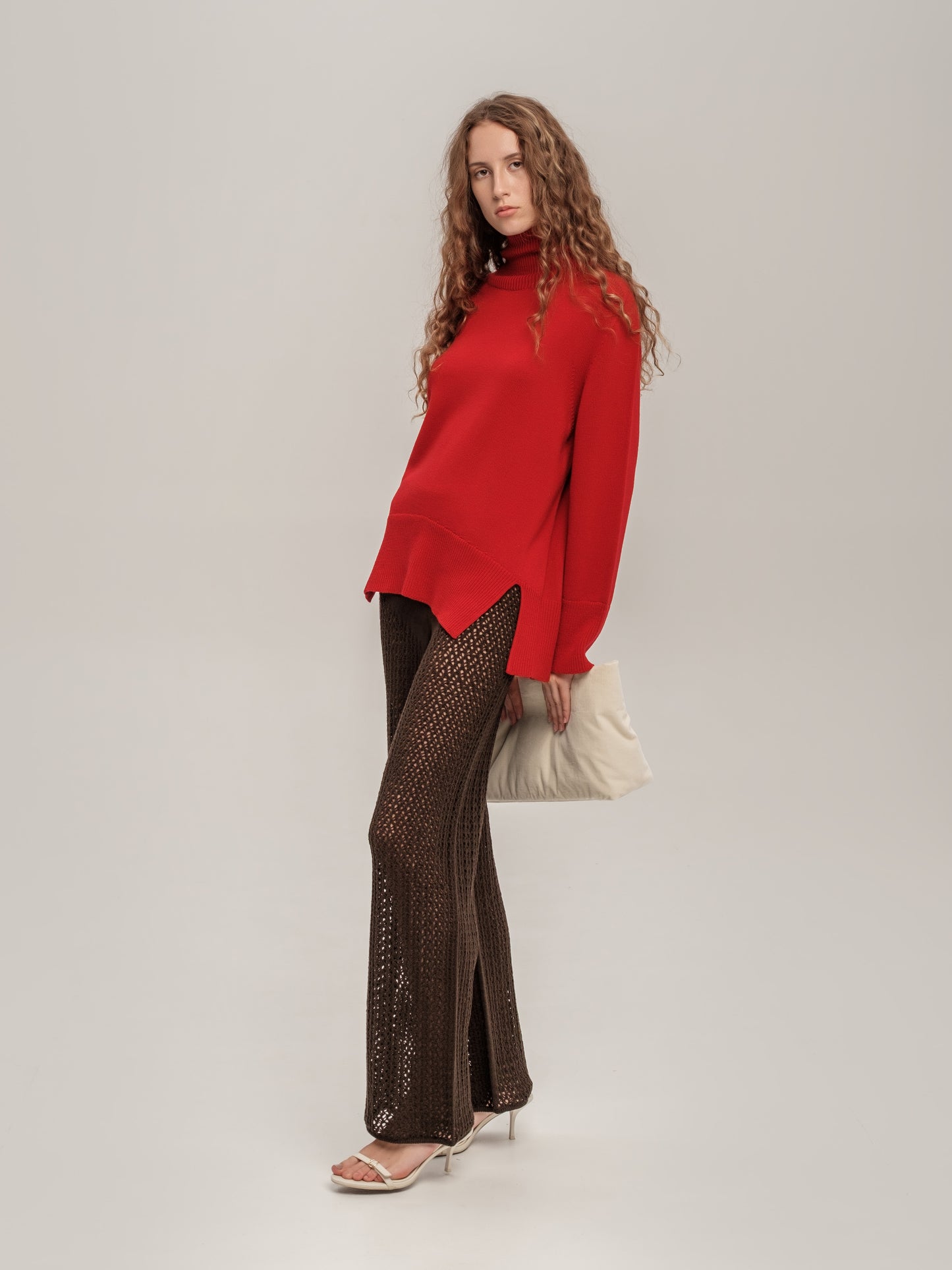 Lace Trousers Chocolate