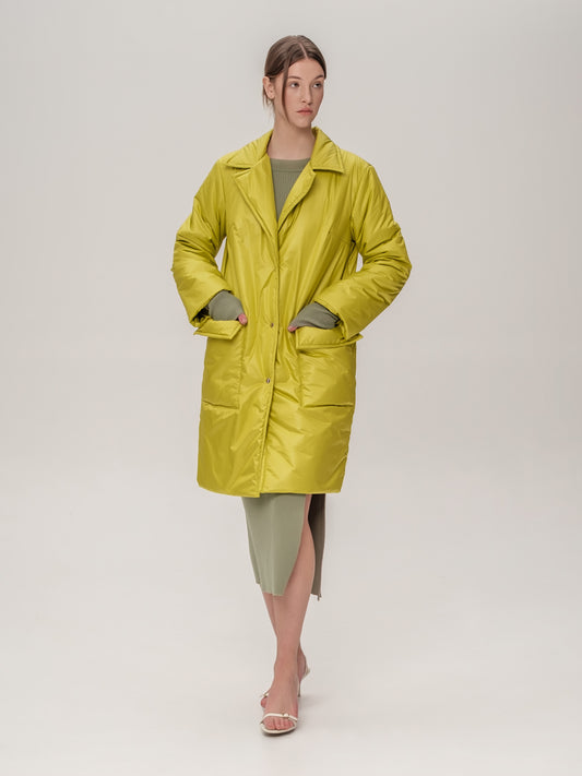 Manteau Flow — Pistache