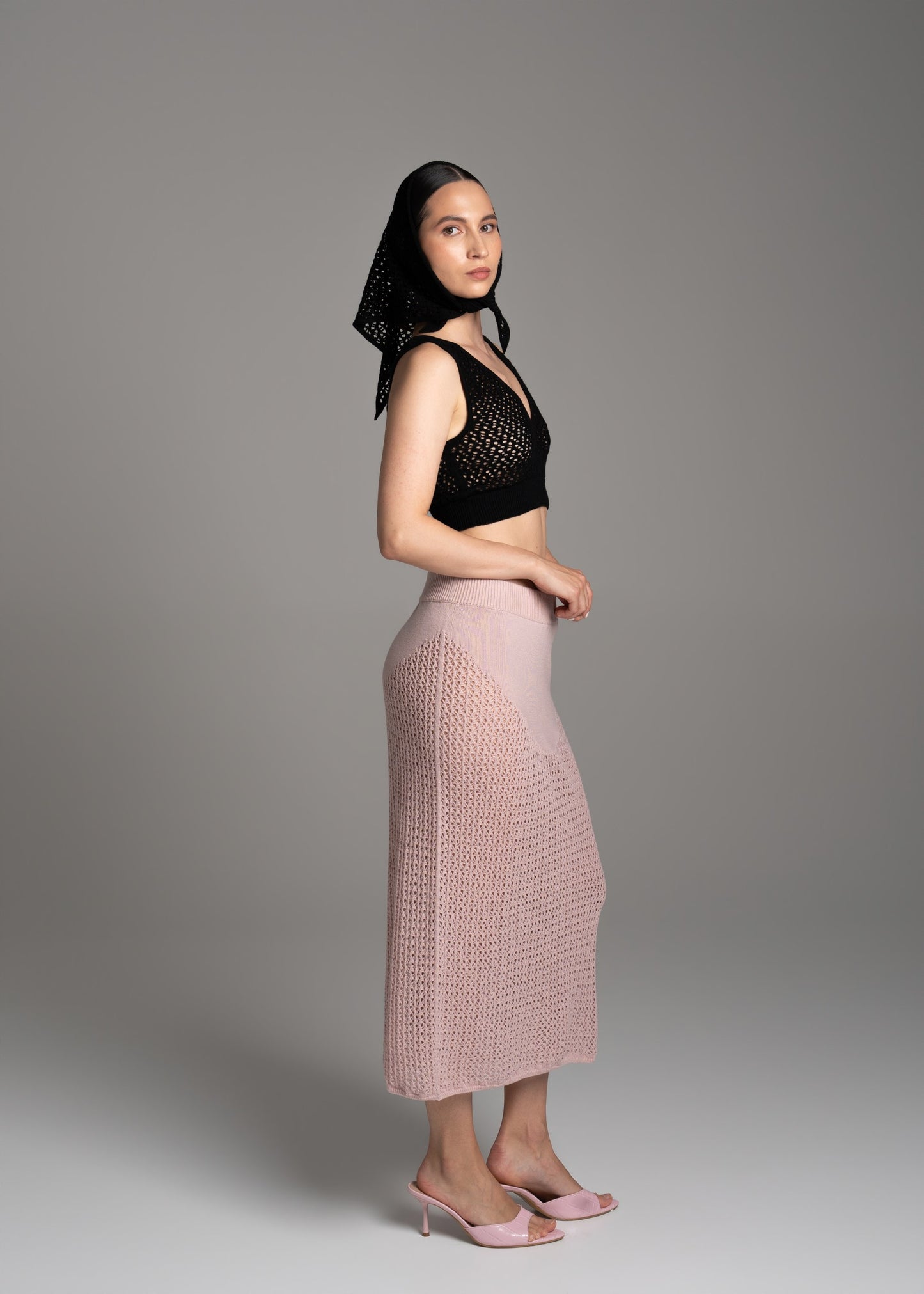 Pink Lace Skirt