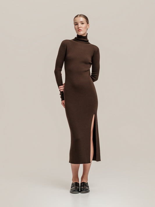 Fjuge Dress Chocolate
